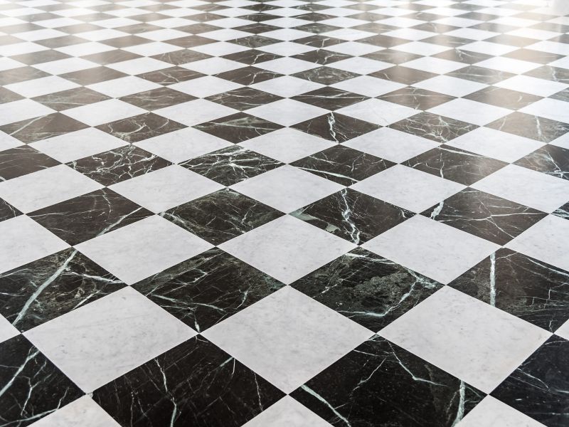 checkered floor